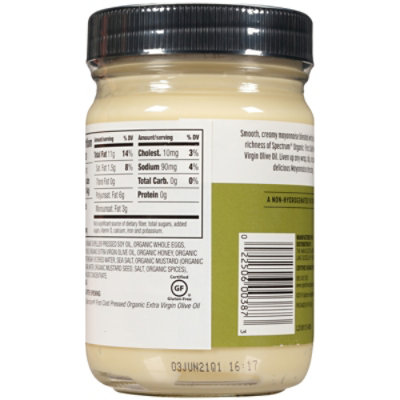 Spectrum Mayonnaise Organic with Olive Oil Extra Virgin - 12 Fl. Oz. - Image 5