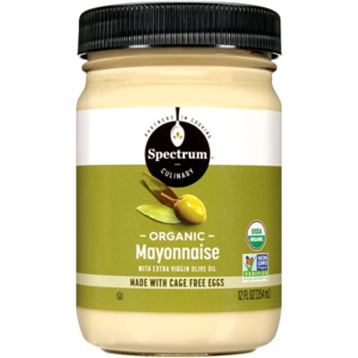 Spectrum Mayonnaise Organic with Olive Oil Extra Virgin - 12 Fl. Oz. - Image 2