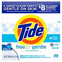Tide Free & Gentle 68 Loads Powder Laundry Detergent - 95 Fl. Oz. - Image 2