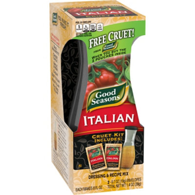 Good Seasons Italian Dressing & Recipe Seasoning Mix with Free Cruet Kit Packets - 2 Count - Image 3