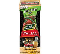 Good Seasons Italian Dressing & Recipe Seasoning Mix with Free Cruet Kit Packets - 2 Count