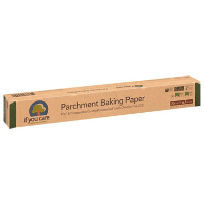  IF YOU CARE 100% Unbleached Silicone Parchment Paper, 70 Sq Ft  (Pack of 4) : Home & Kitchen