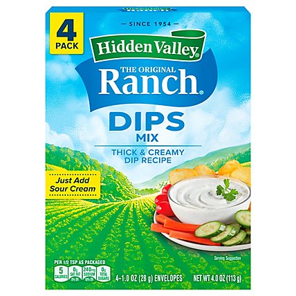 Hidden Valley The Original Ranch Dip Mix - 4-1 Oz - Image 3