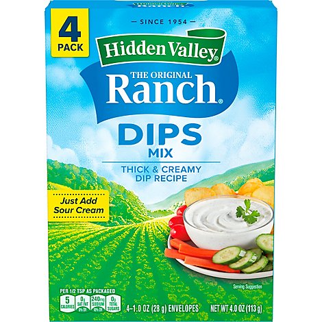 Hidden Valley The Original Ranch Dip Mix - 4-1 Oz