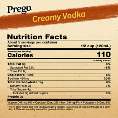 Prego Creamy Vodka Sauce - 24 Oz - Image 4