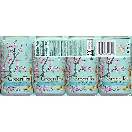 AriZona Green Tea with Ginseng and Honey - 12-11.5 Fl. Oz. - Image 3