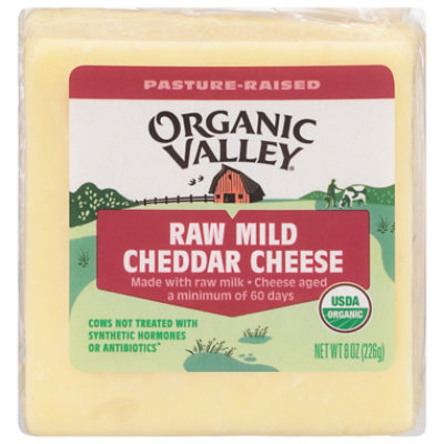 Organic Valley Organic Mild Raw Cheddar Cheese - 8 Oz - Image 3