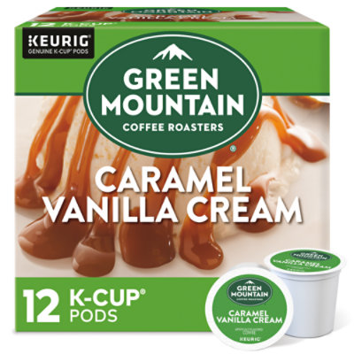 Green Mountain Coffee Roasters Coffee K Cup Pods Caramel Vanilla Cream - 12-0.33 Oz