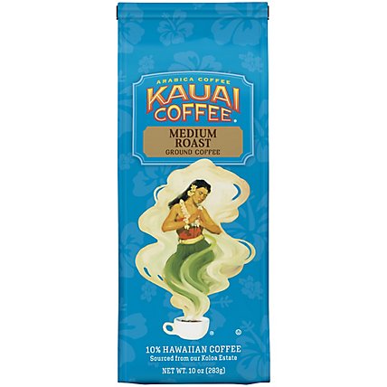 Kauai Coffee Ground Medium Roast Koloa Estate - 10 Oz - Image 3