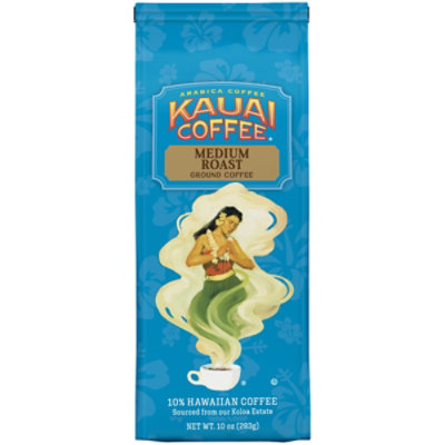 Kauai Coffee Ground Medium Roast Koloa Estate - 10 Oz - Image 2