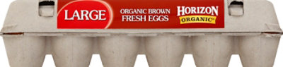 Horizon Organic Eggs Large Grade A Brown - 12 Count - Image 2