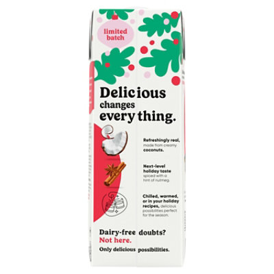 So Delicious Dairy Free UHT Coconut Milk Holiday Nog - 32 Fl. Oz. - Image 2