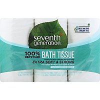 Seventh Generation Bath Tissue 2-Ply 100% Recycled Paper White 240 Sheets - 6 Roll - Image 2