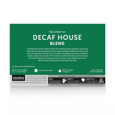 Starbucks Decaf House Blend 100% Arabica Medium Roast K Cup Coffee Pods Box 10 Count - Each - Image 7