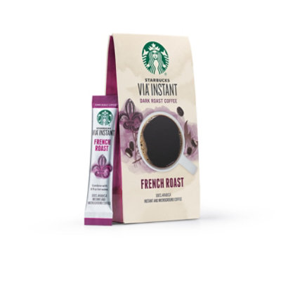 Starbucks VIA Coffee Instant Dark Roast French Roast - 8-0.11 Oz