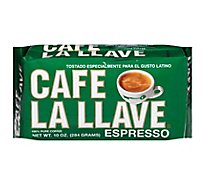 Cafe La Llave Coffee Pure Espresso in Pack - 10 Oz