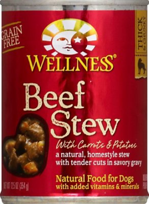 Wellness Dog Food Natural Grain Free Beef Stew With Carrots & Potatoes Can - 12.5 Oz - Image 2