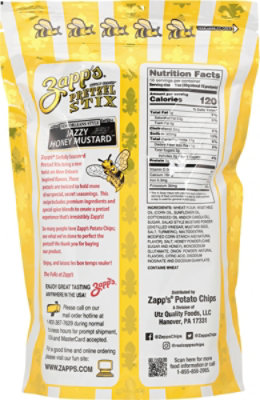 Zapps Jazzy Honey Mustard Preztel Stix - 16 Oz - Image 6