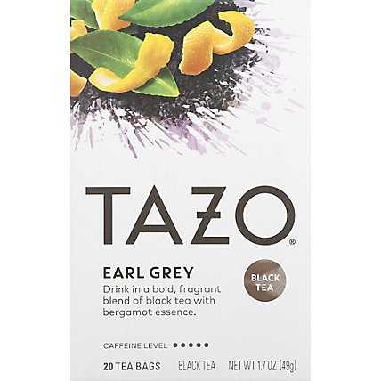 TAZO Tea Bags Black Tea Earl Grey - 20 Count - Image 2