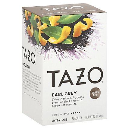 TAZO Tea Bags Black Tea Earl Grey - 20 Count - Image 1