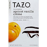 TAZO Tea Bags White Tea Apricot Vanilla Creme - 20 Count - Image 2