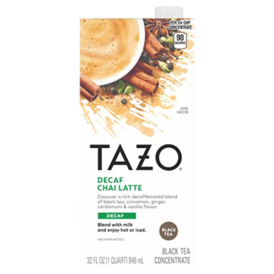 TAZO Tea Concentrate Black Tea Decaf Chai Latte - 32 Fl. Oz. - Image 3