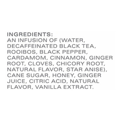 TAZO Tea Concentrate Black Tea Decaf Chai Latte - 32 Fl. Oz. - Image 4
