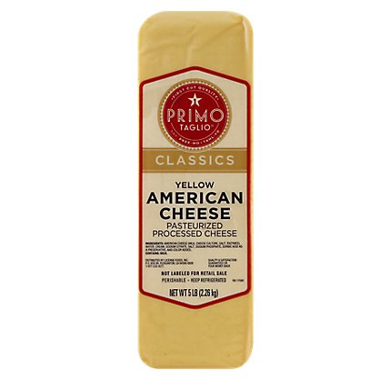 Primo Taglio Classic American Yellow Cheese - 0.50 Lb - Image 1