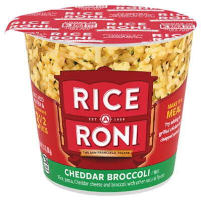 Rice-A-Roni Rice Cheddar Broccoli Flavor Cup - 2.1 Oz