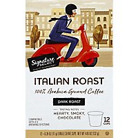 Signature SELECT Coffee Pods Dark Roast Italian Roast - 12 Count - Image 2