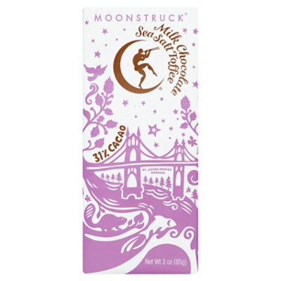 Moonstruck Milk Sea Salt Toffee Bar - 3 Oz - Image 1