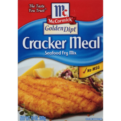  McCormick Golden Dipt Fry Mix Seafood Cracker Meal - 10 Oz 