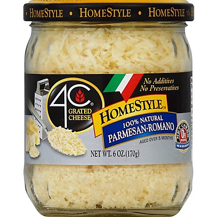 4C Foods Grated Cheese Homestyle Parmesan Romano - 6 Oz - Image 2