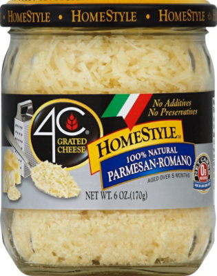 4C Foods Grated Cheese Homestyle Parmesan Romano - 6 Oz - Image 2