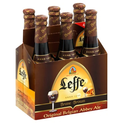 Leffe Brown Bottles - 6-11.2 Fl. Oz. - Image 1