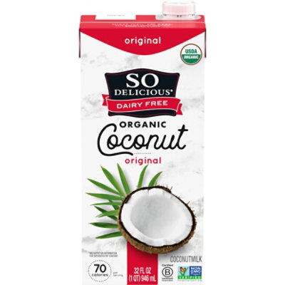 So Delicious Dairy Free Coconut Milk Organic Original - 32 Fl. Oz. - Image 3