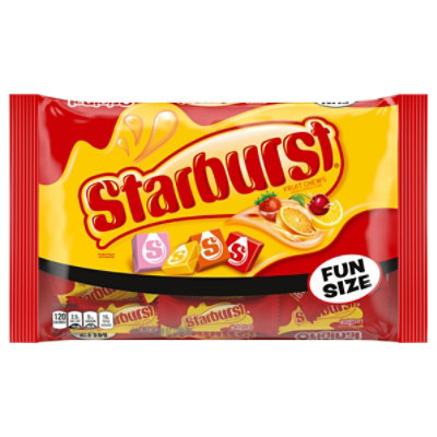 Starburst Original Fruit Chews Fun Size Candy - 10.58 Oz