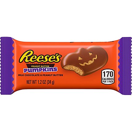 Reeses Peanut Butter Milk Chocolate Pumpkin Halloween - 1.2 Oz - Image 2