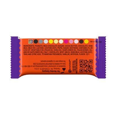 Reeses Milk Chocolate Peanut Butter Pumpkins Halloween Candy Pack - 1.2 Oz - Image 2