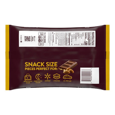 Hersheys Milk Chocolate With Almonds Snack Size Halloween Candy Bag - 10.35 Oz - Image 2