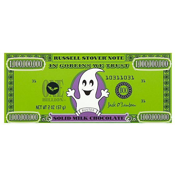 Russell Stover Milk Chocolate Monster Money Bar - 2 Oz