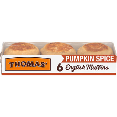 Thomas' Pumpkin Spice English Muffins - 6 Count - Image 1