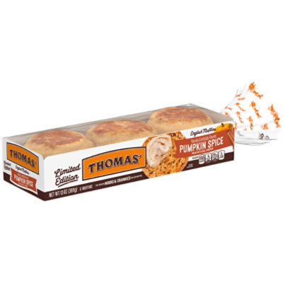 Thomas' Pumpkin Spice English Muffins - 6 Count - Image 4