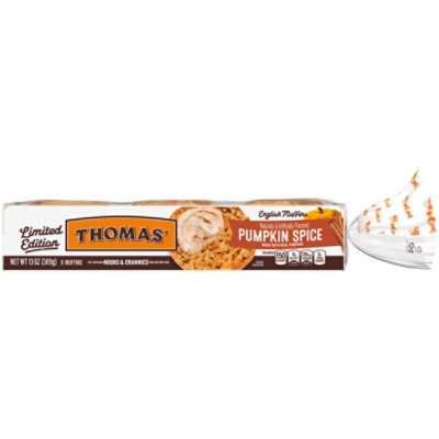 Thomas' Pumpkin Spice English Muffins - 6 Count - Image 5