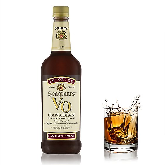 Seagram's V.O. Canadian Whisky 80 Proof - 750 Ml