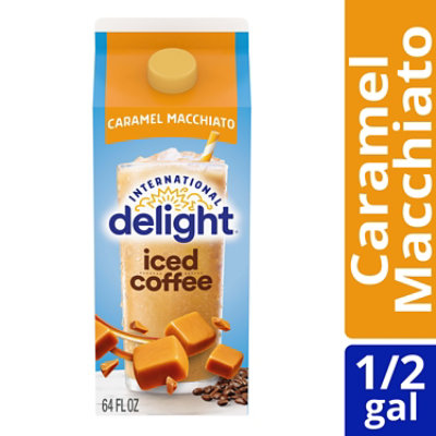 International Delight Coffee Iced Caramel Macchiato - 0.5 Gallon.