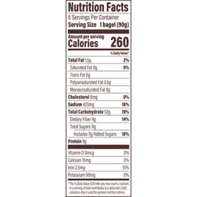 Thomas Bagels Pre-Sliced Cranberry - 20 Oz - Image 3
