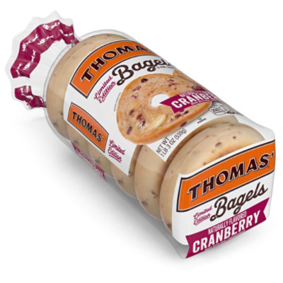 Thomas Bagels Pre-Sliced Cranberry - 20 Oz - Image 4