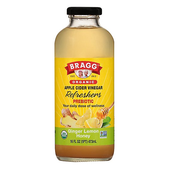 Bragg Vinegar Apple Cider Ginger Spice - 16 Fl. Oz.