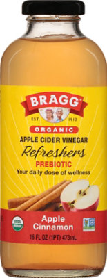 Bragg Apple Cider Vinegar Refresher Apple Cinnamon - 16 Oz - Image 1